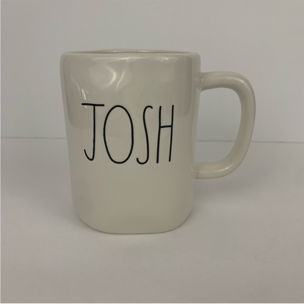 Rae Dunn Artisan name mug Josh ceramic 16oz